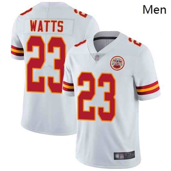 Chiefs 23 Armani Watts White Men Stitched Football Vapor Untouchable Limited Jersey